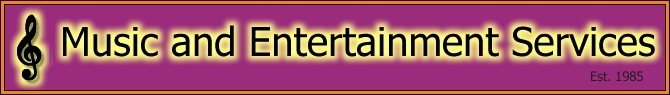 Music and Entertainment Services - Special Events, Weddings, Pub and Promotional Events